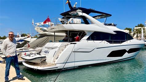 £3 Million Yacht Tour : Sunseeker 76 Yacht - YouTube