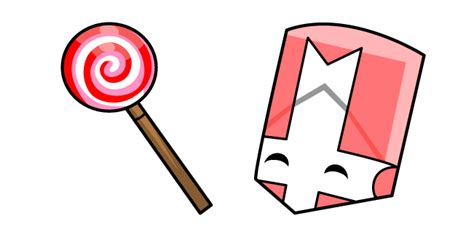 Castle Crashers Pink Knight cursor – Custom Cursor