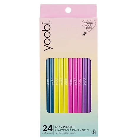 Yoobi Pre-Sharpened No. 2 Pencils-Multi-Colors - Shop School & Office ...