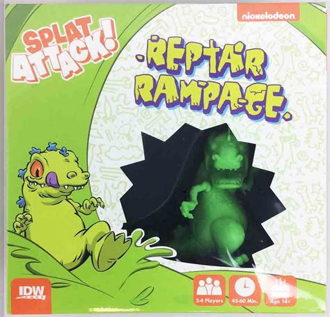 IDW Boardgame Nickelodeon Splat Attack! - Reptar Rampage Expansion Box ...