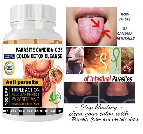 Parasite Cleanse DETOX Liver Colon Yeast Killer Pills All Natural detox ...