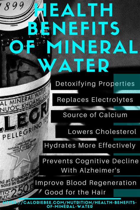 Health Benefits of Mineral Water - CalorieBee