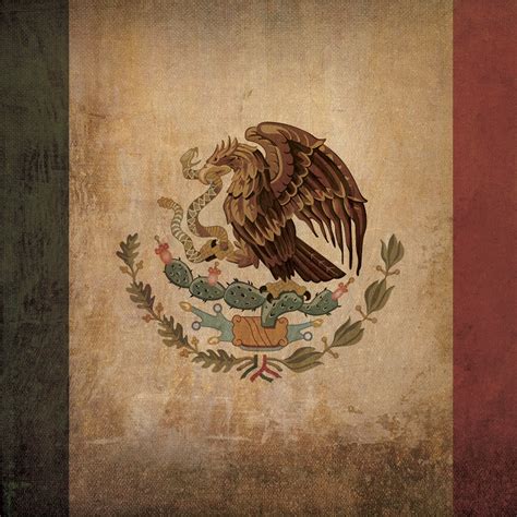 Mexico Flag Art - City Prints