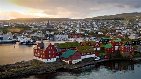 The harbor of Torshavn, Streymoy, capital of Faroe Isalnds | Windows ...