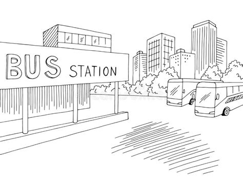 Bus Station Stock Illustrations – 12,351 Bus Station Stock ...