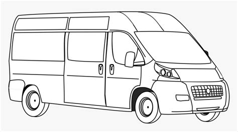 Vw Van Clip Art Black And White