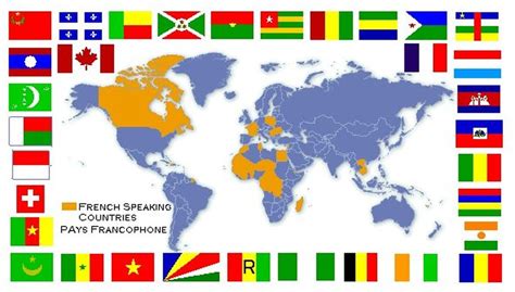 World Map French Speakers - Best Map of Middle Earth