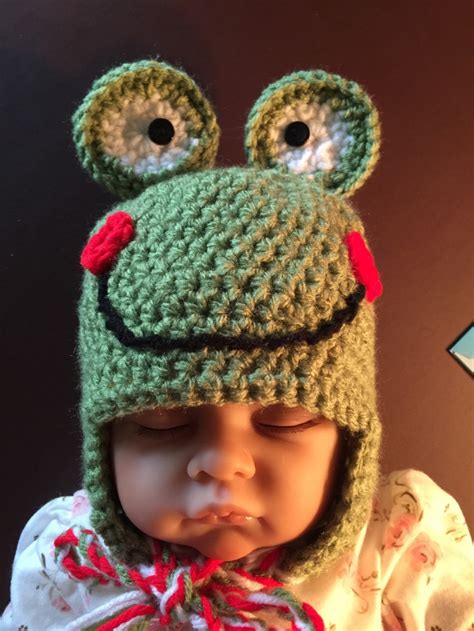 Crochet Baby Frog Hat | Etsy