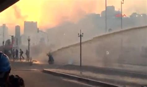 Taksim Square Protests: Man In Wheelchair Targeted With Water Cannon ...