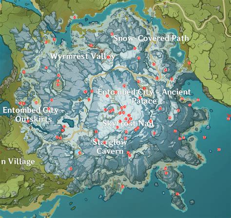 GENSHIN IMPACT ALL Crimson Agate Locations DRAGONSPINE 1.2 - iPhone Wired