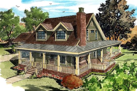 Plan 12954KN: Classic Country Farmhouse House Plan | Country farmhouse ...