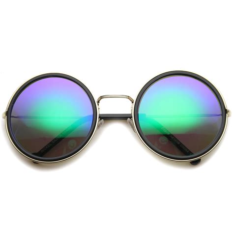 sunglass.la - sunglassLA - Womens Metal Round Sunglasses With UV400 ...