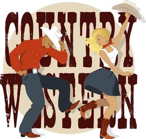 Country western dance Stock Vectors, Royalty Free Country western dance ...