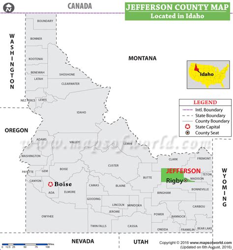 Exploring Jefferson County Idaho Gis Map - Map of Counties in Arkansas