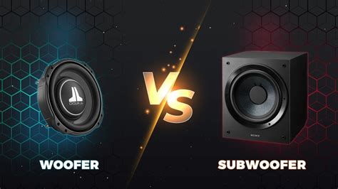 Subwoofer vs Woofer (4 Critical Differences)