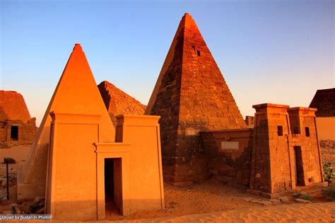 Sudan antiquities, Al Bajrawia Pyramids, near Meroe أثار #السودان ...