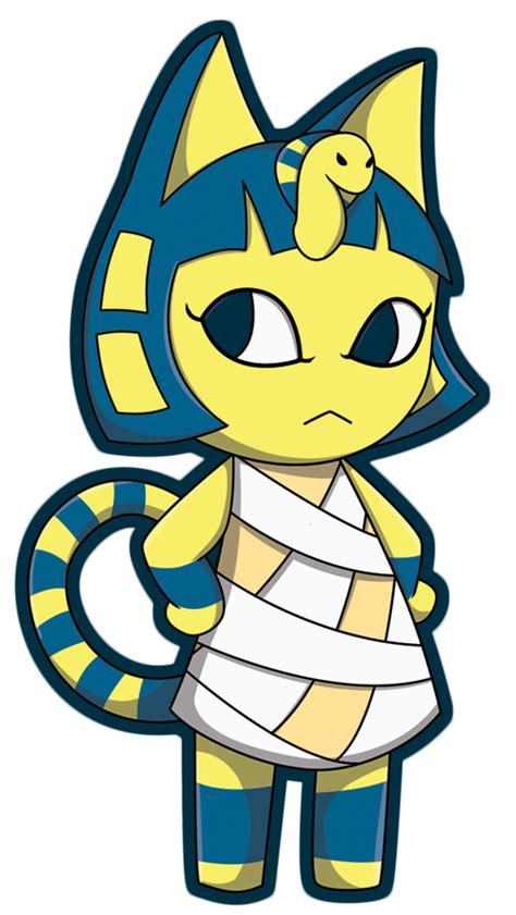 Animal Crossing - Ankha Sticker by Sparkle-And-Sunshine on DeviantArt