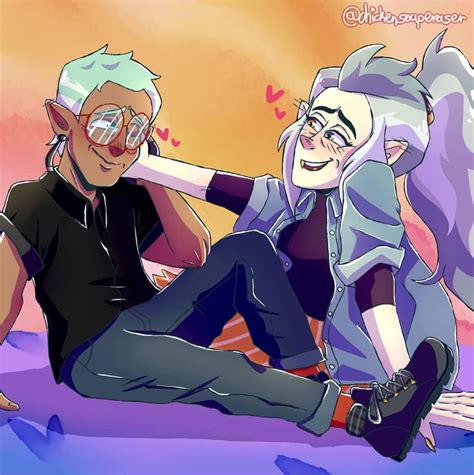 Raine and Eda (By chickensouperaser) : TheOwlHouse