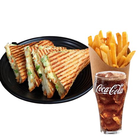 Sandwich Combo ( 1 Bombay grill S/w + 1 Coke + 1Fries) – Order Food