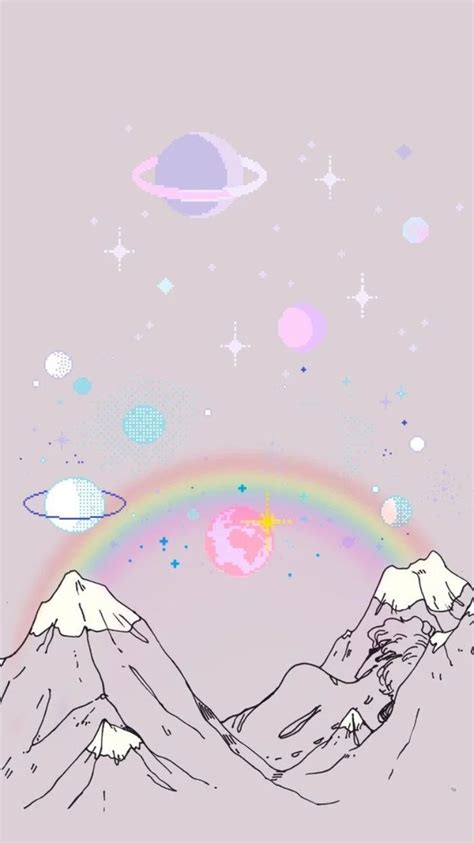 View 12 Home Screen Pastel Aesthetic Kawaii Wallpaper - Canung Rarise