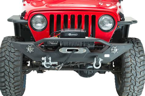 Fishbone Offroad Piranha Front Bumper For 97-06 Jeep Wrangler TJ ...