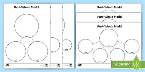 A4 Part-Part-Whole Template: Teacher-Made for Young Learners