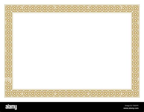 Gold Certificate of Appreciation Border Ready add Text Stock Vector ...