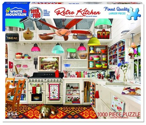 White Mountain Retro Kitchen Seel & Find - 1000 Pc. Jigsaw Puzzle ...