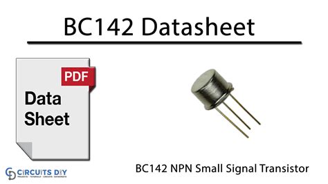 BC142 NPN Small Signal Transistor - Datasheet