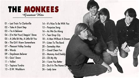 The Monkees (Greatest Hits) (1 Hour 13 Minutes) #MGMSquared # ...