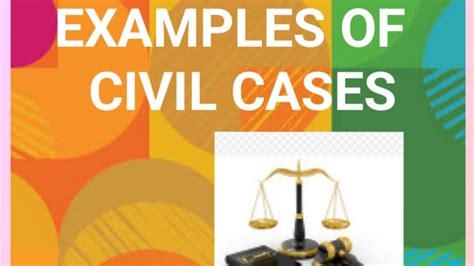 Examples of Civil Cases - YouTube