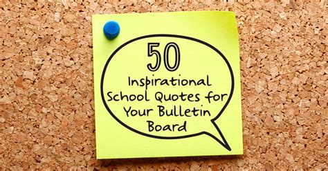 50 Inspirational School Quotes For Your Bulletin Board, 54% OFF