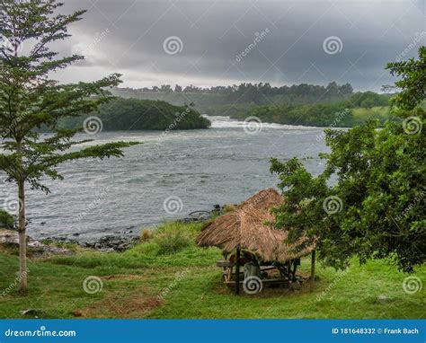 Lake Victoria Nile Falls Near Entebbe in Uganda Stock Photo - Image of ...