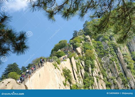 Dangerous mountain road stock photo. Image of china, escarpment - 54096804