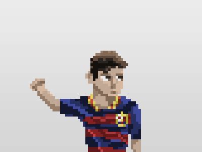 Pixel Art Messi