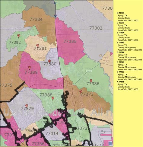 Tomball Texas Zip Code Map - Cyndie Consolata