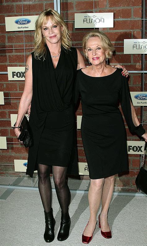 Melanie Griffith and mum Tippi Hedren snuggle up in rare photo ...