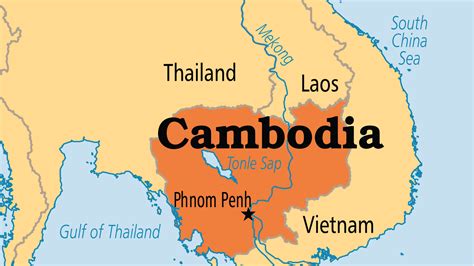 Cambodia On World Political Map | Images and Photos finder