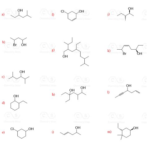 Naming Alcohols with Practice Problems - Chemistry Steps