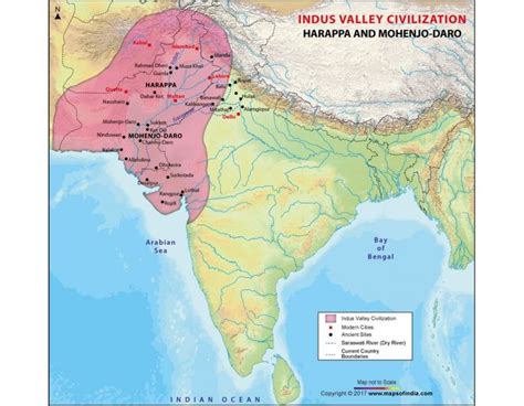 Buy Indus Valley Civilization Map online | Indus valley civilization ...