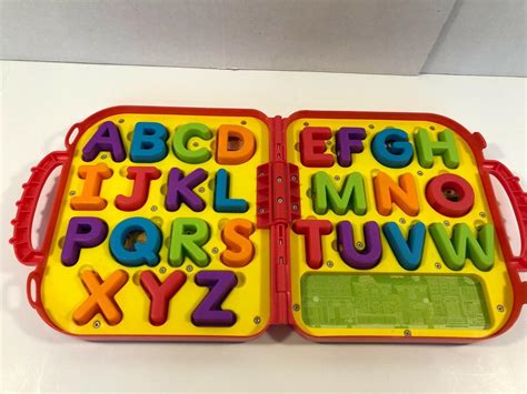 Sesame Street Elmo On The Go ABC Alphabet Letters Carrying Case Red ...