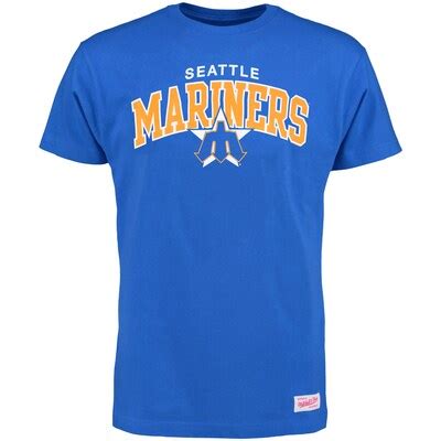 Seattle Mariners Mitchell & Ness Traditional Arch T-Shirt - Royal ...