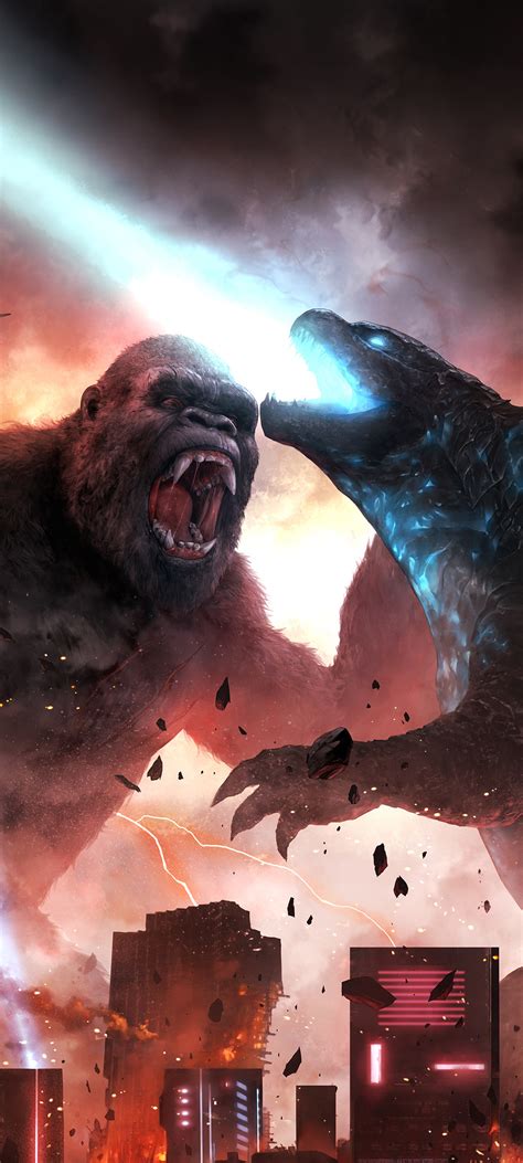 1080x2400 Godzilla Vs Kong Fight Scene 5k Google Pixel 7 ,HD 4k ...