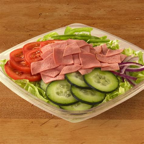 Subway Cold Cut Combo Salad Nutrition Facts