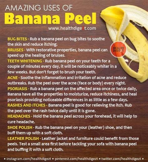 Amazing Uses Of Banana Peel | oursongfortoday