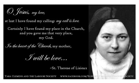 Saint quotes, Thérèse of lisieux, Lisieux