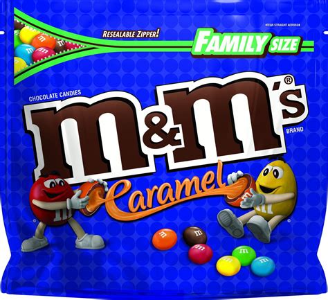 M&M'S Caramel Chocolate Candy, Family Size, 18.4 Ounce Bag - Walmart ...