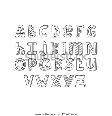 20,686 Alphabet Doodle Cute Stock Vectors, Images & Vector Art ...