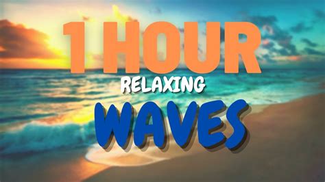 RELAXING WAVE SOUNDS | 1HOUR | Sounds to help you study/sleep/relax ...