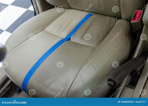 Leather Car Seats are Dirty Stock Photo - Image of industry, dirt ...